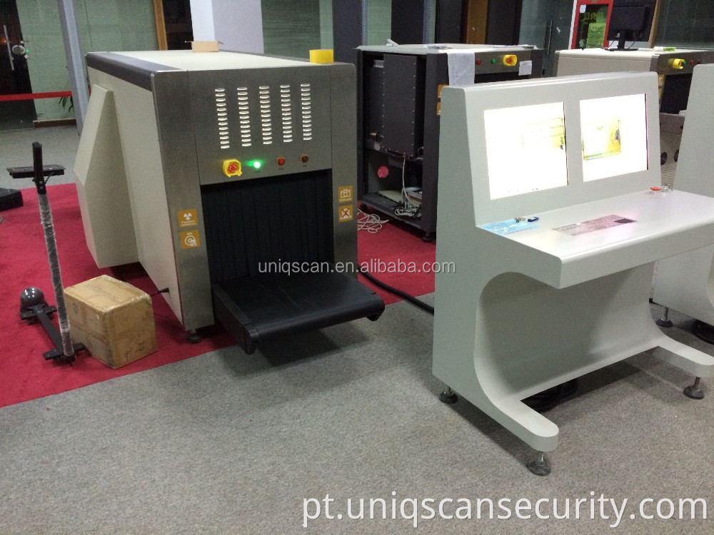 TIP Support Scanner de bagagem de raio-x de aeroporto SF6550D Dual Energy UNIQSCAN